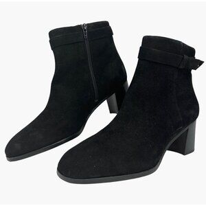 Kate Spade New York Madelaine Womens Size 10.5 Leather Heeled Bootie Zip